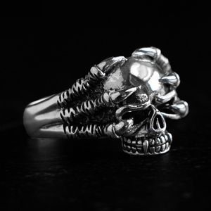 Skull Ring on Sterling Silver 925 stamped